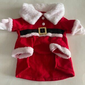 Santa Pet Costume Dress/Coat
